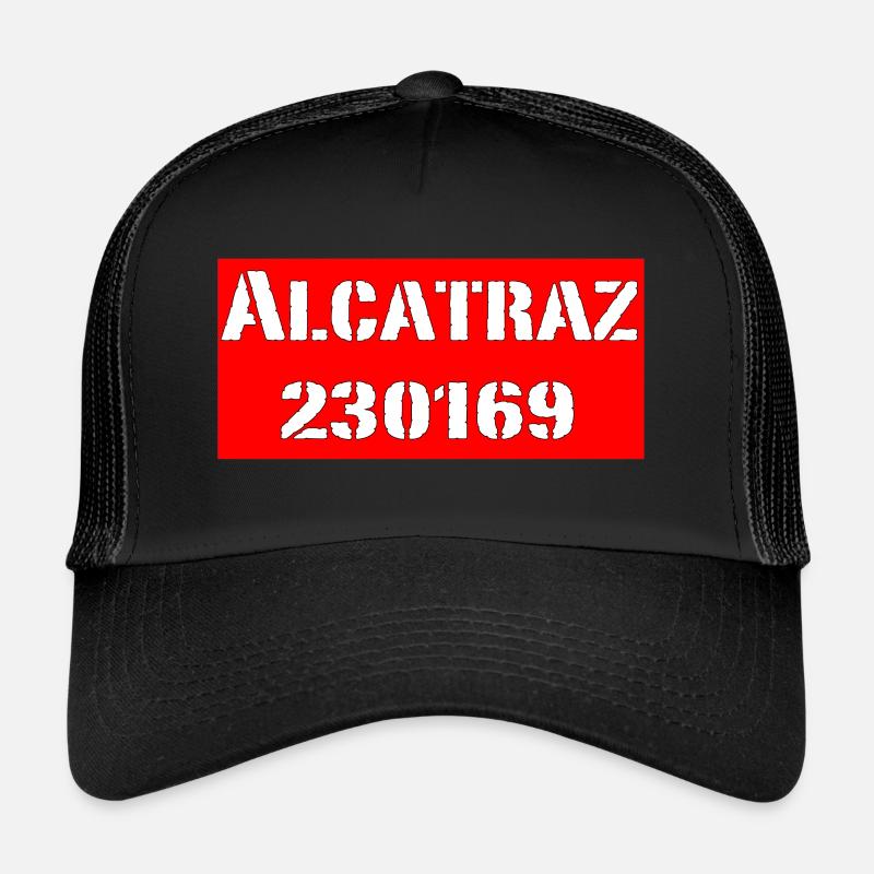 Prison d'Alcatraz 1 2 3 pénitencier d'Alcatraz - prison Casquette trucker 