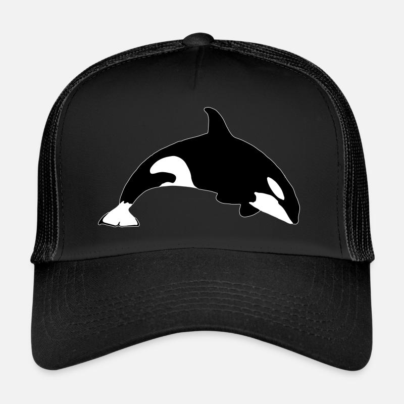 Orca - Trucker Cap - Schwarz/Schwarz