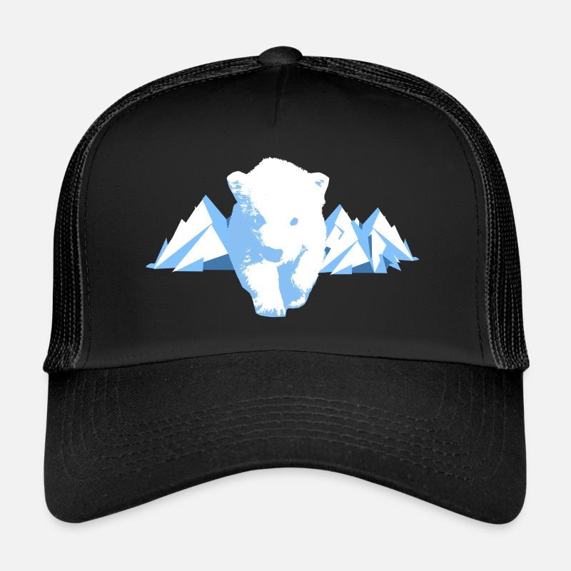Ours polaire Bébé Arktik Glacé Casquette trucker 