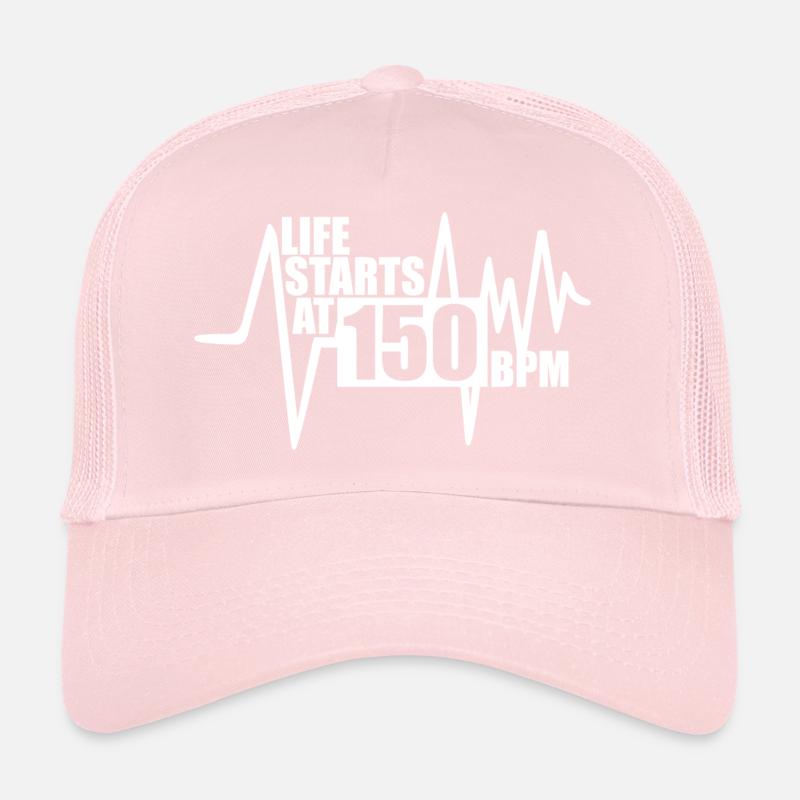 La vie commence à 150 BPM Casquette trucker 