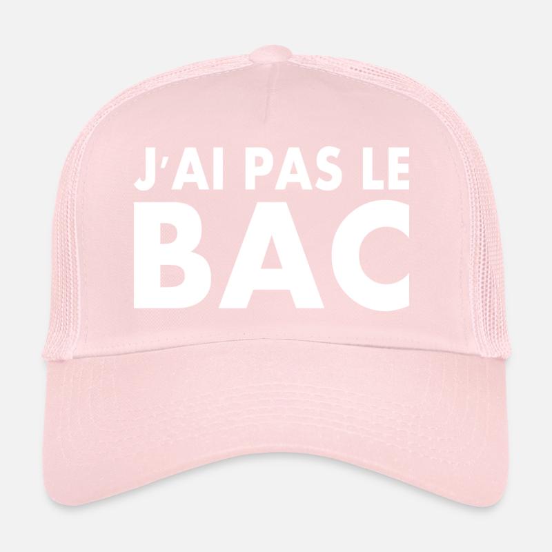 j'ai pas le bac Casquette trucker 