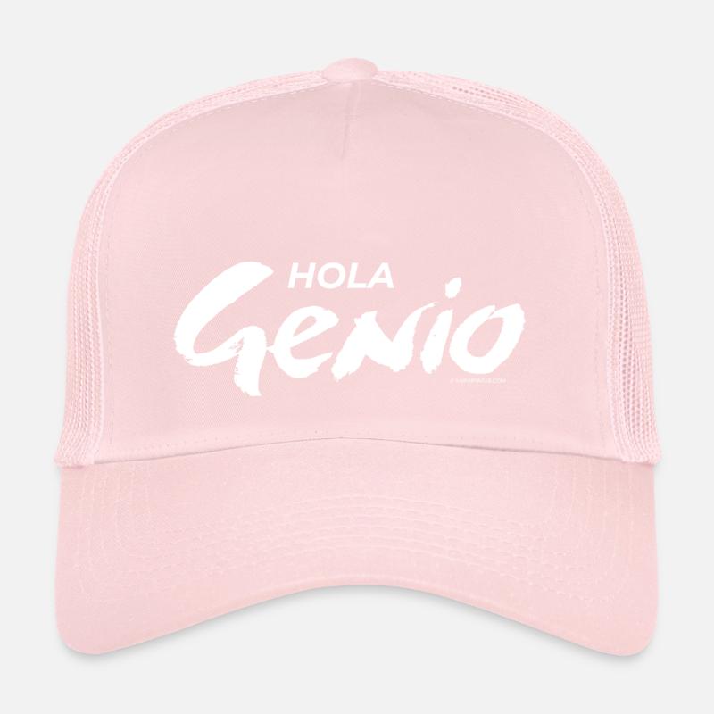 Hello Genius (blanc) Casquette trucker 