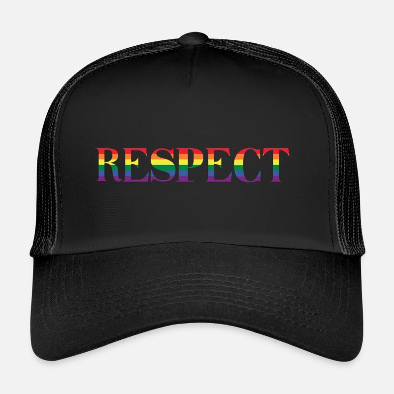 Respekt - Trucker Cap - Schwarz/Schwarz