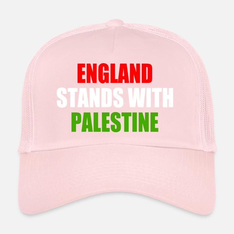 England stands with palestine Casquette trucker 