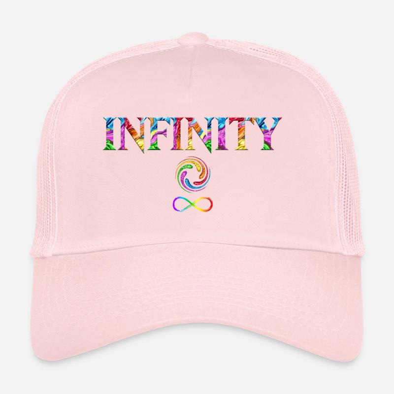 Infinity Wirbel Regenbogen Unendlichkeit Steine Trucker Cap