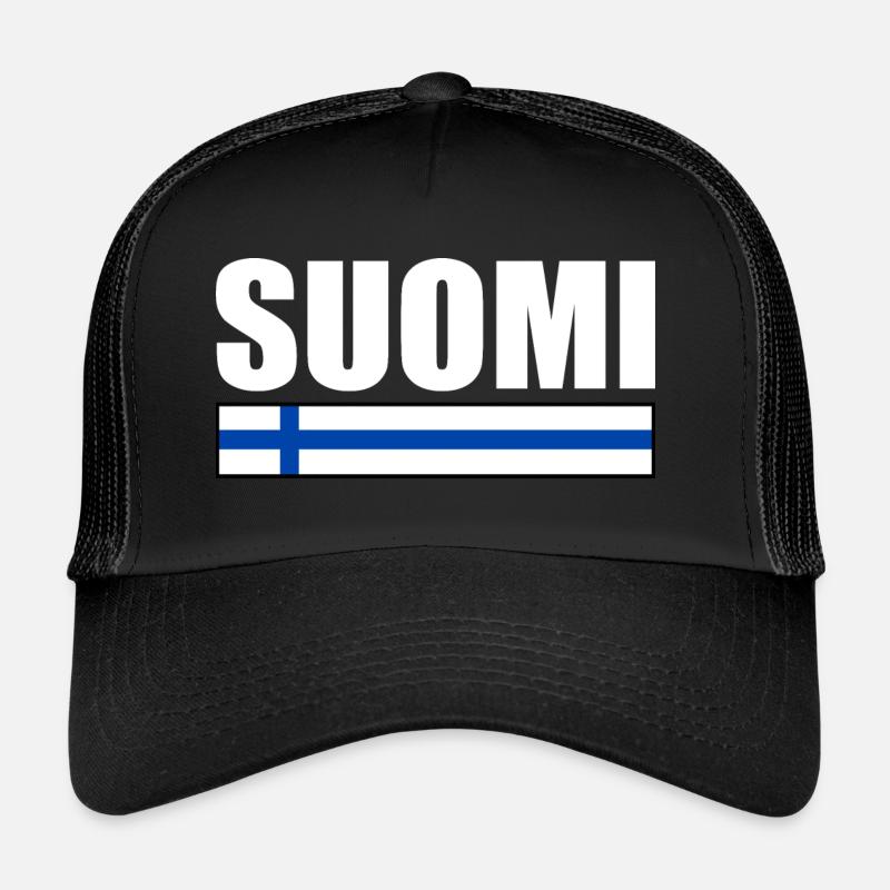Suomi - Trucker Cap - black/black