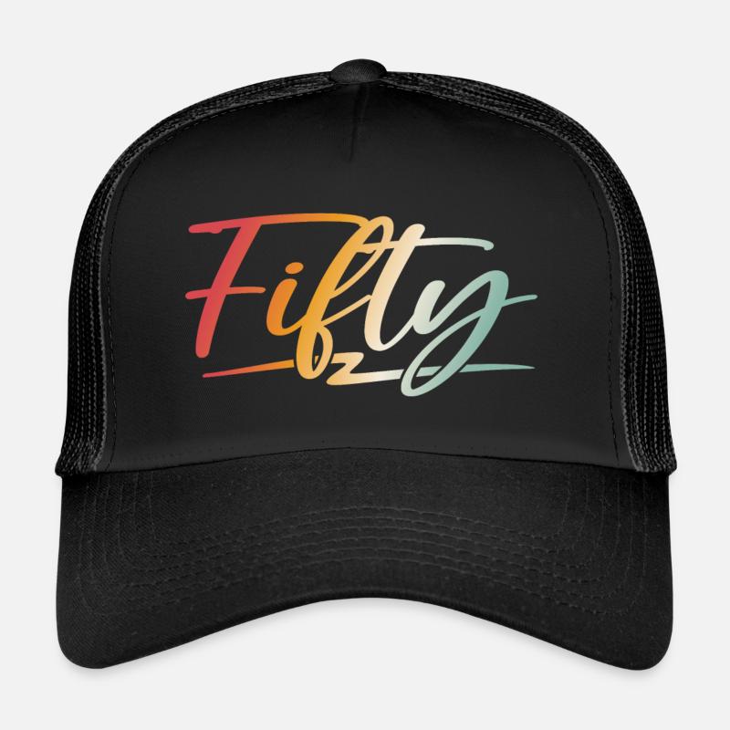 50th birthday gift 50 years Trucker Cap