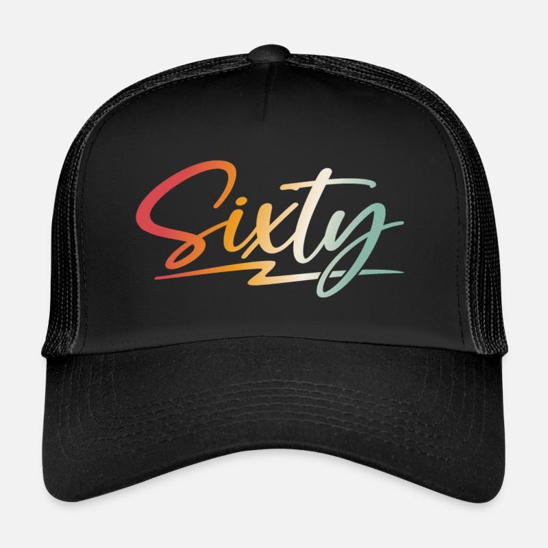 60th Birthday Gift 60 Years Trucker Cap