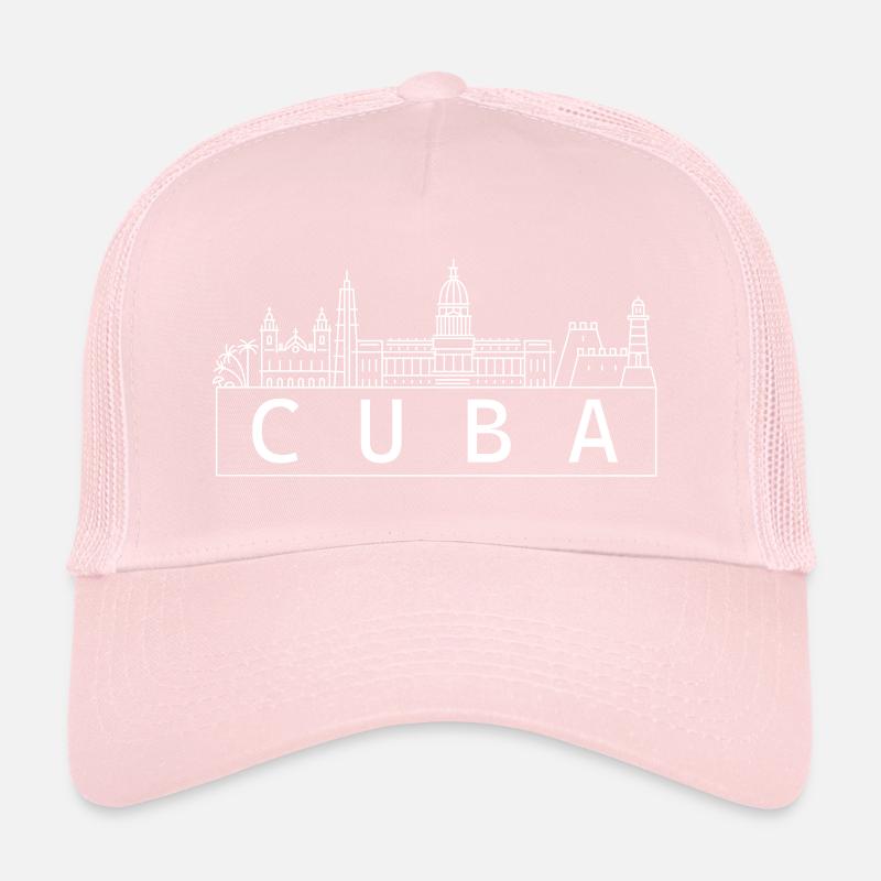 Cuba Skyline La Havane Casquette trucker 