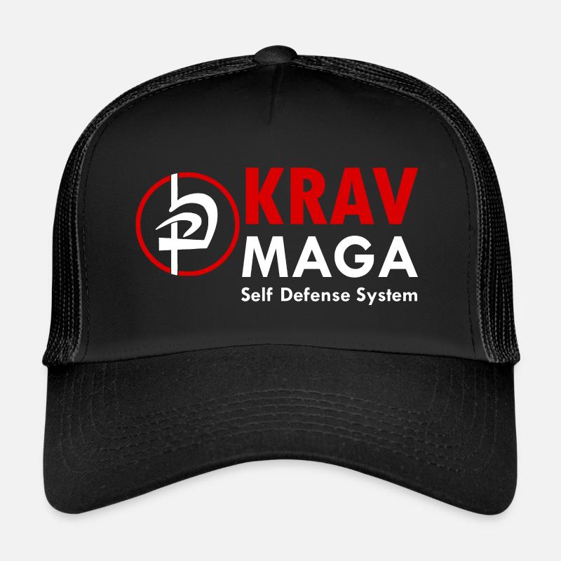 Krav Maga Autodéfense Sport de combat Arts martiaux Casquette trucker 