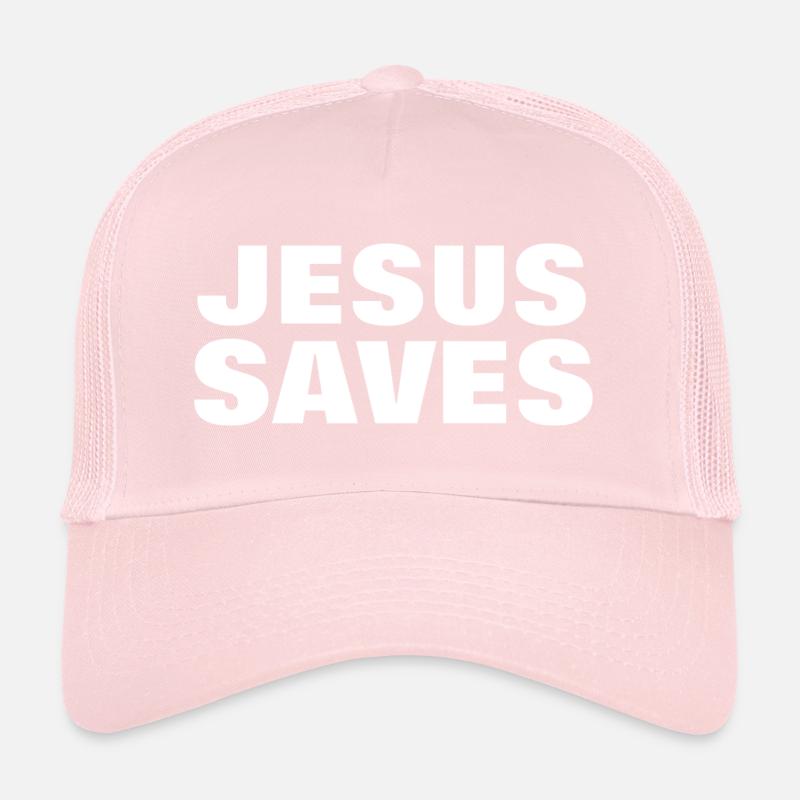 Jésus sauve - Citation chrétienne Casquette trucker 