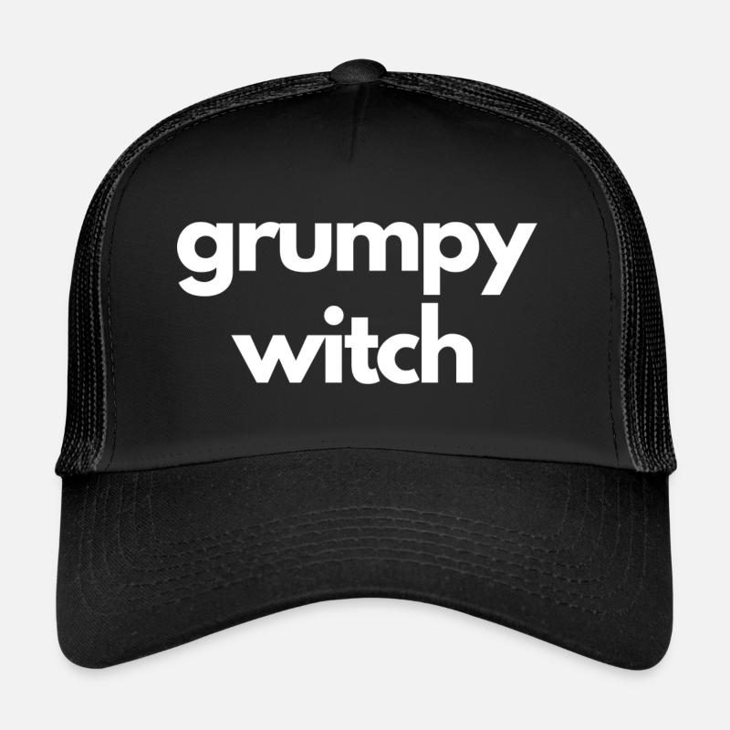 grumpy witch Trucker Cap