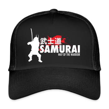 samouraï - Casquette trucker  - noir/noir - Devant