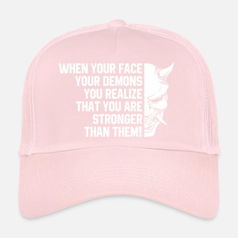 Dämonen-Zitat Trucker Cap