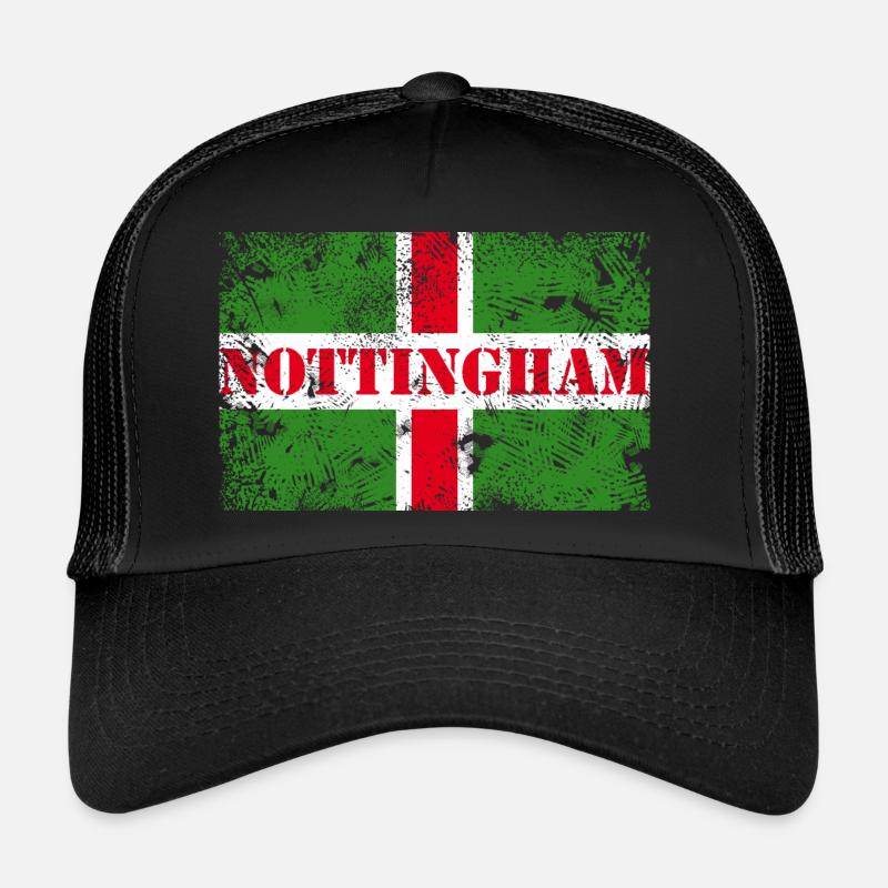 Nottingham Vintage - Trucker Cap - black/black