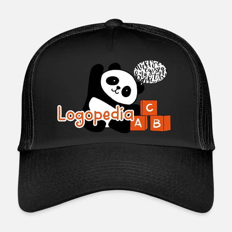 Panda speech therapy Trucker Cap