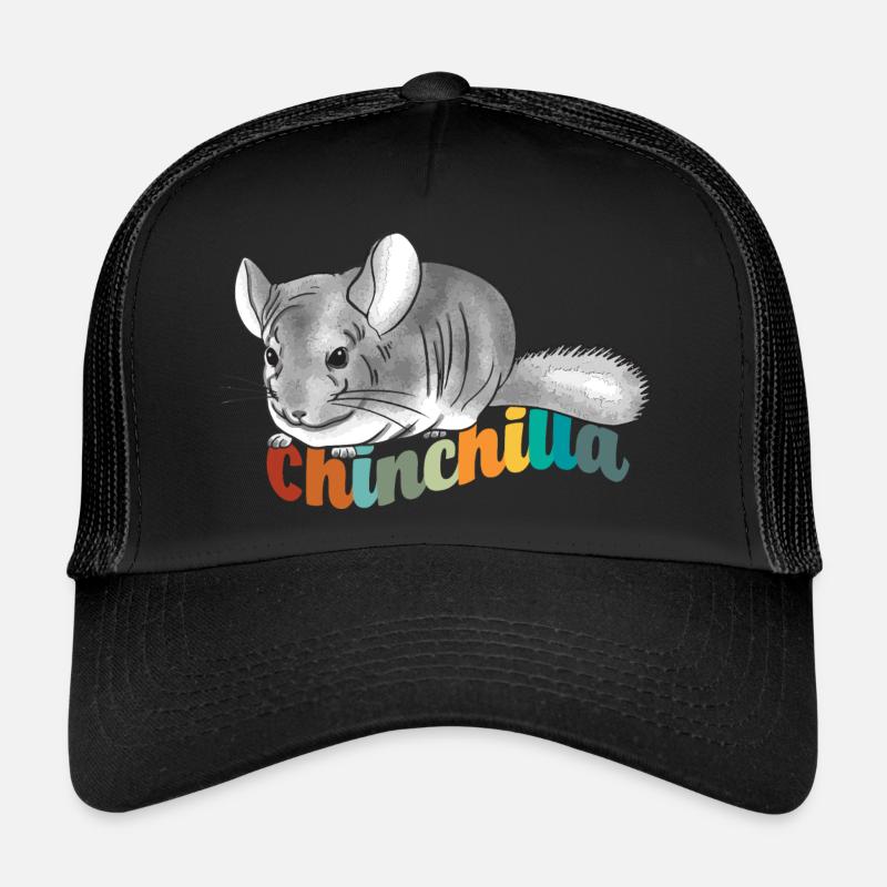 Chinchilla - Trucker Cap - Schwarz/Schwarz