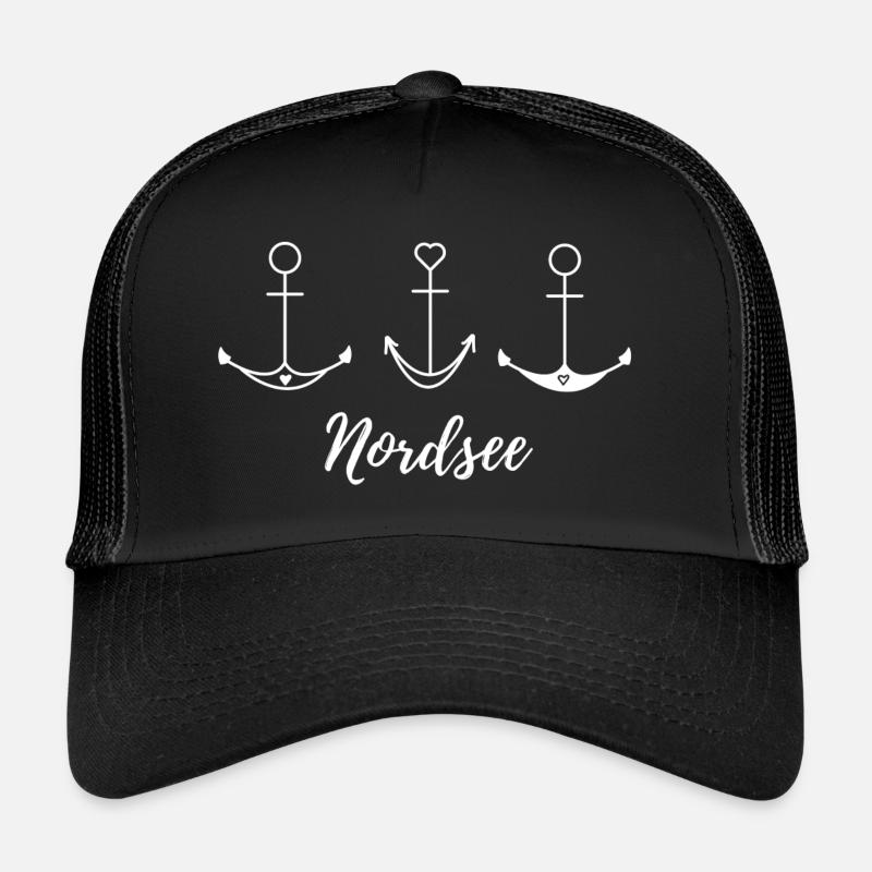 Anker mit Herzen Nordsee Trucker Cap