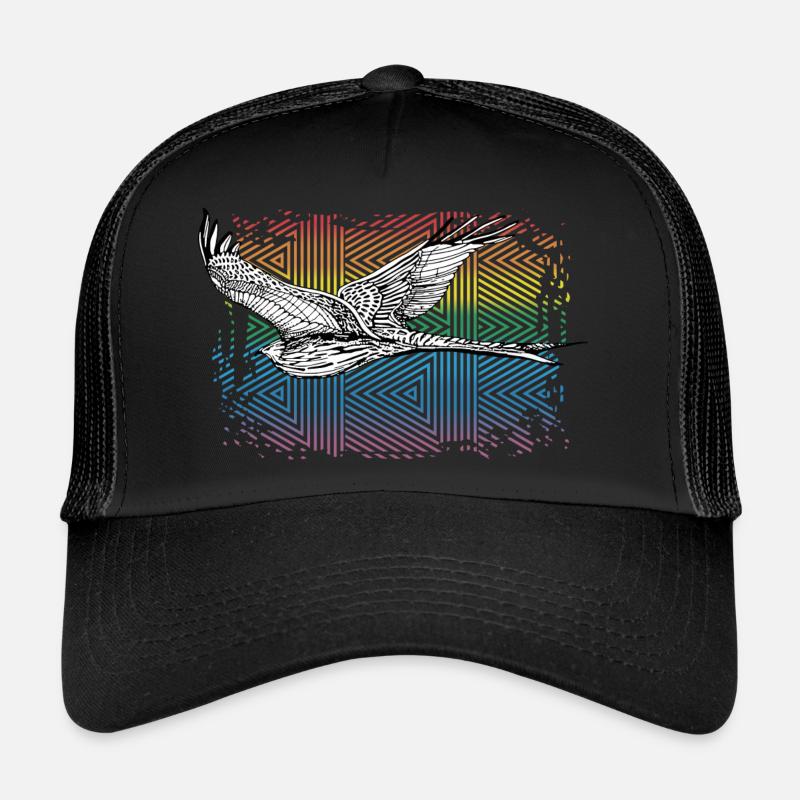 Vogel - Trucker Cap - Schwarz/Schwarz
