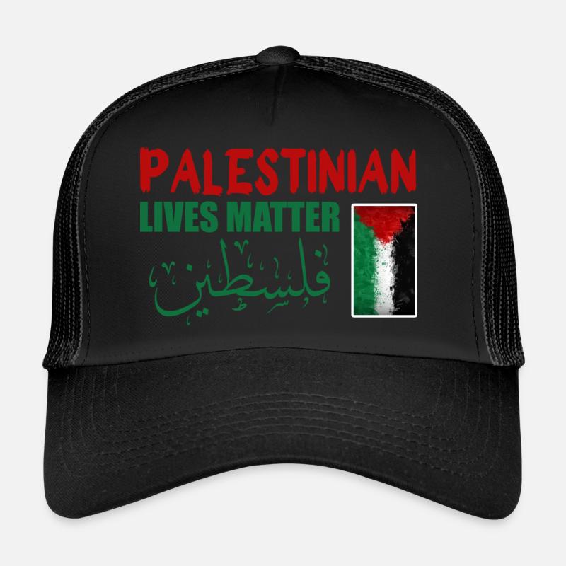 Palestinian Lives Matter - Trucker Cap - black/black