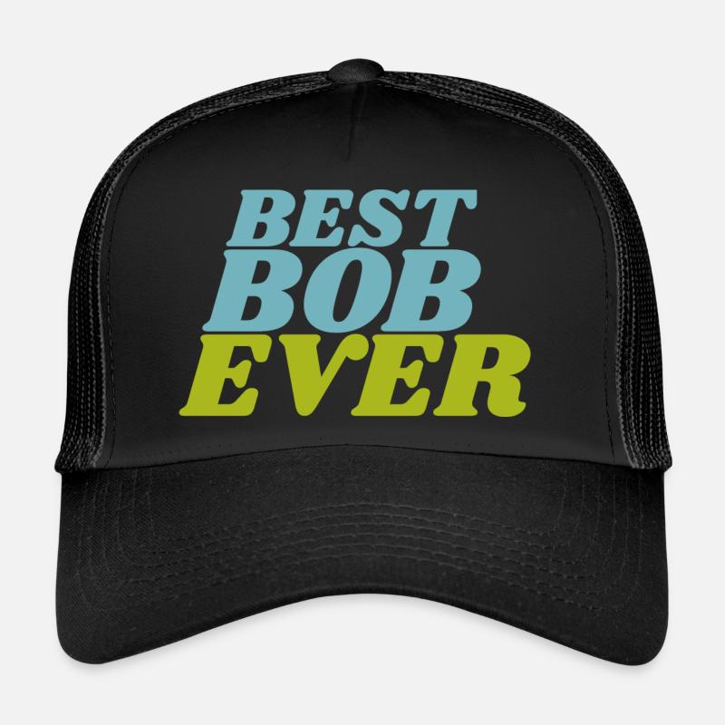 Le meilleur Bob de tous les temps - Casquette trucker  - noir/noir