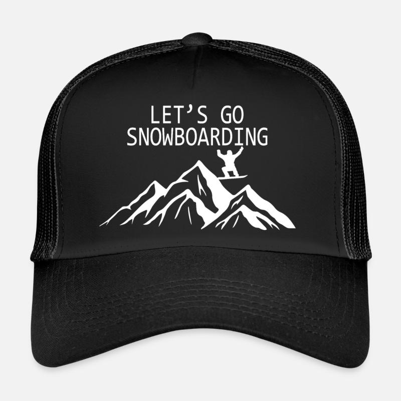 Snowboard Snowboarder Casquette trucker 