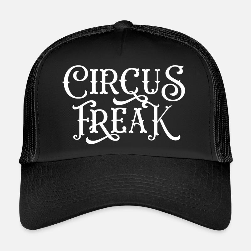 Circus Freak - Trucker Cap - Schwarz/Schwarz