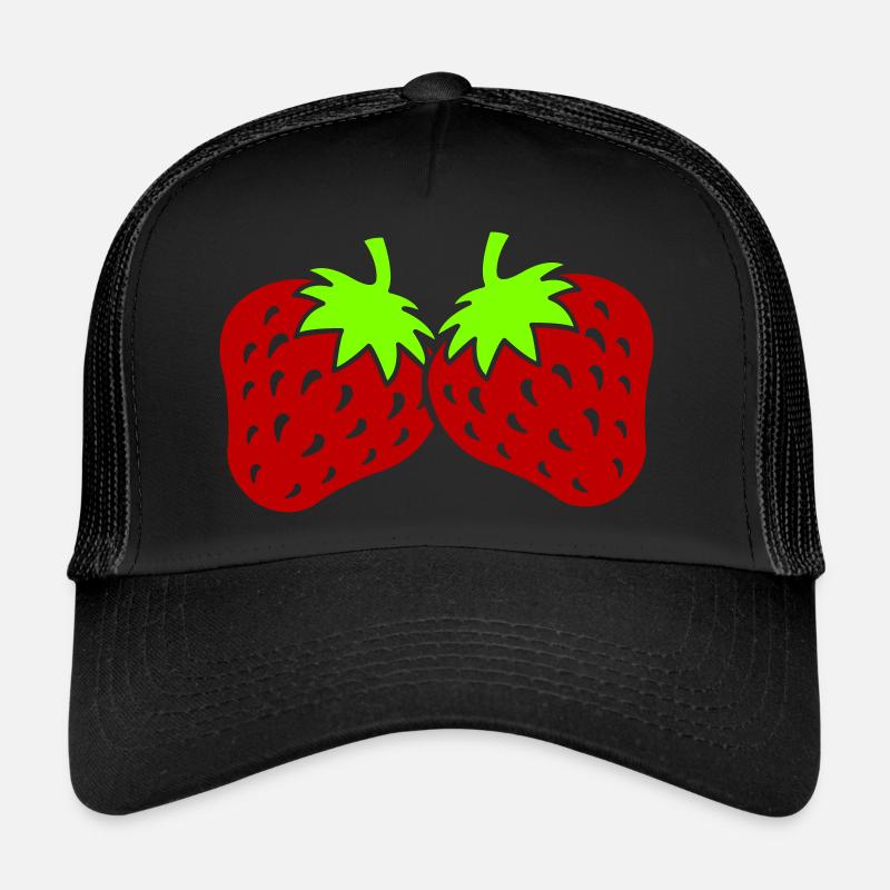 Strawberries Trucker Cap