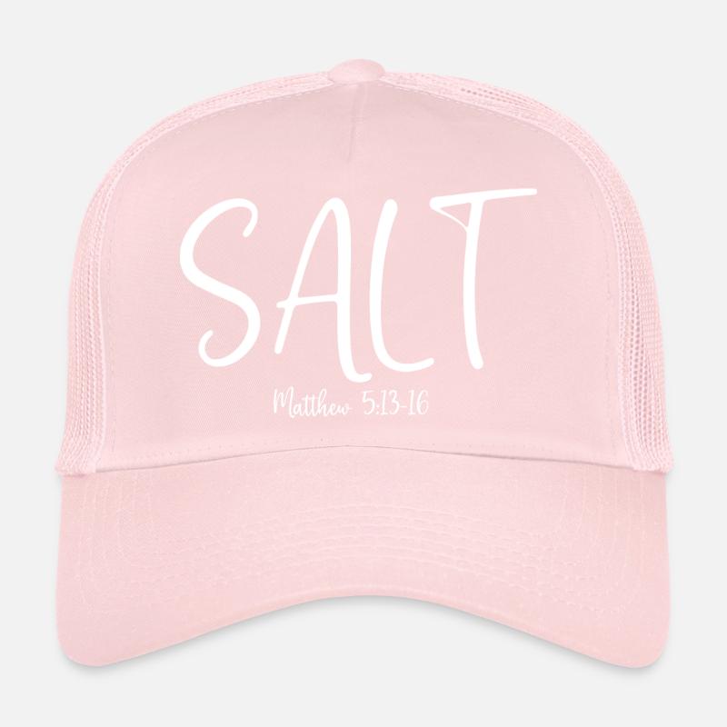 Sel Matthieu 5 13 Verset biblique Casquette trucker 