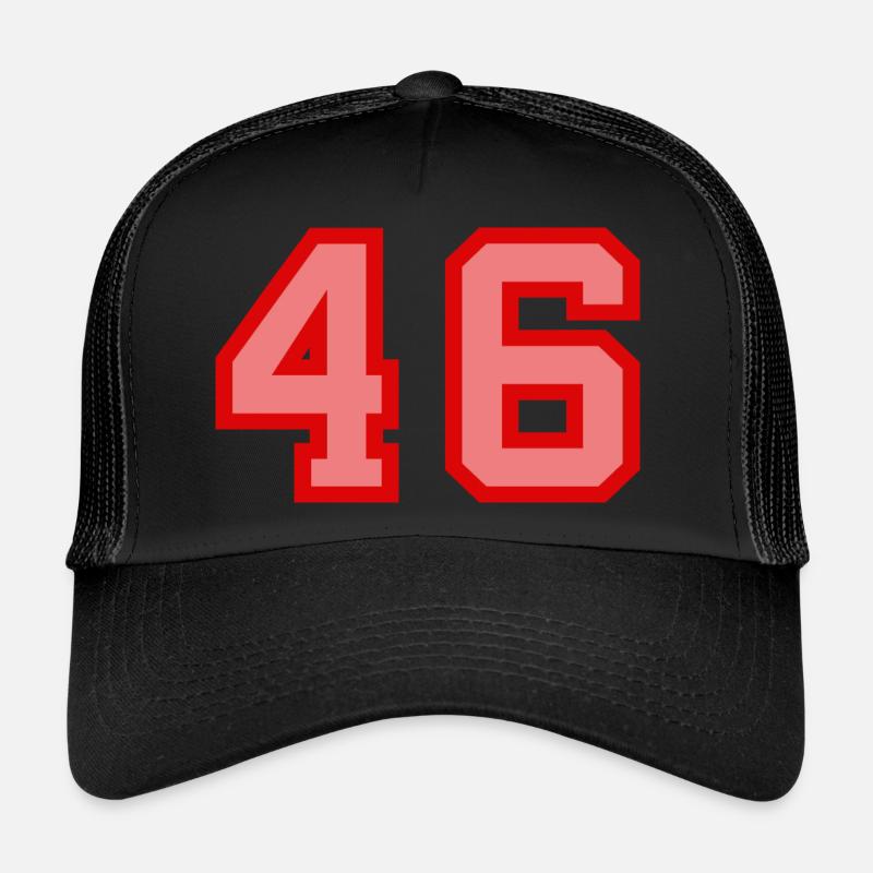 Cool Retro Retrostyle Numéro de maillot numéro de dos Casquette trucker 