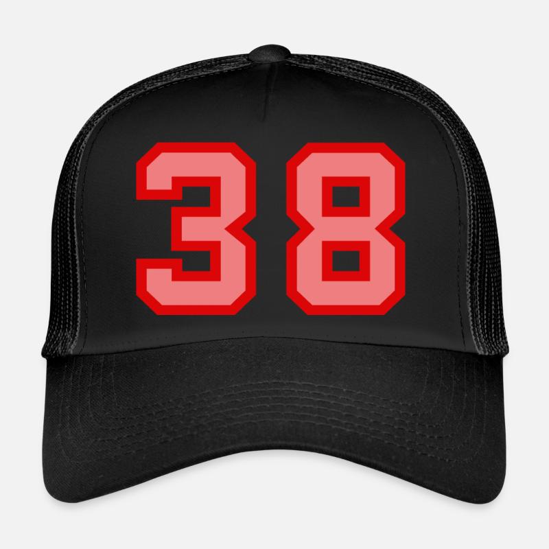Cool Retro Retrostyle Numéro de maillot numéro de dos Casquette trucker 