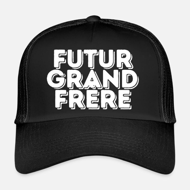 Futur grand frère (Texte 3D) Casquette trucker 