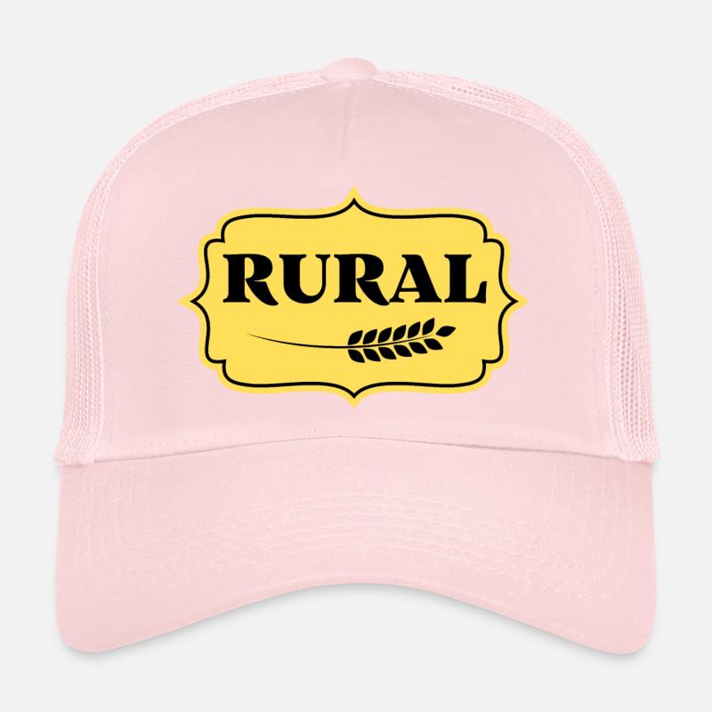 ÉTIQUETTE VINTAGE : RURAL Casquette trucker 