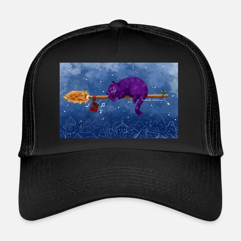 Chat volant Casquette trucker 