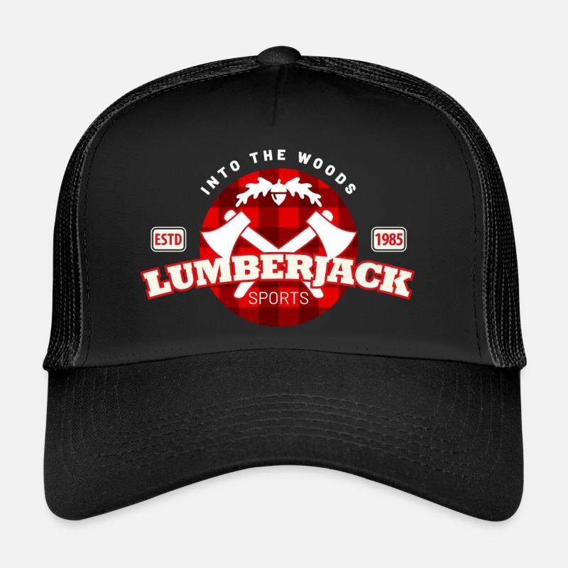 lumberjack check pattern Trucker Cap