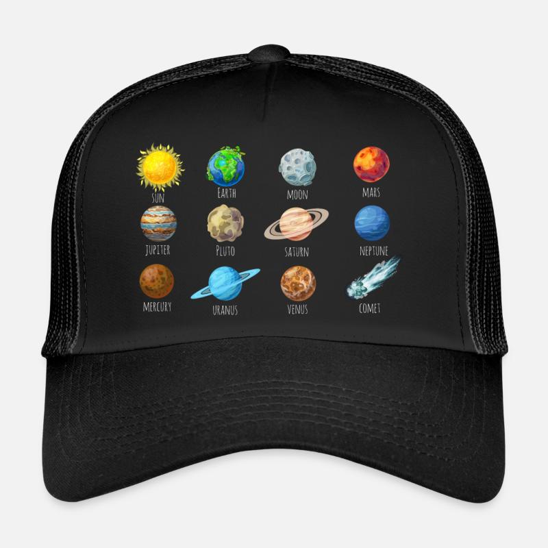 Planeten mit Namen Trucker Cap