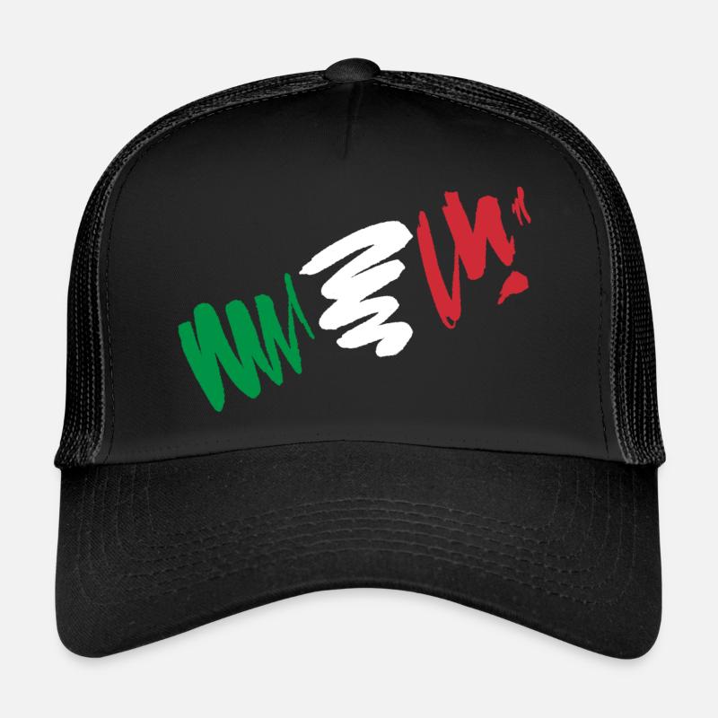 Italy Abstract Trucker Cap