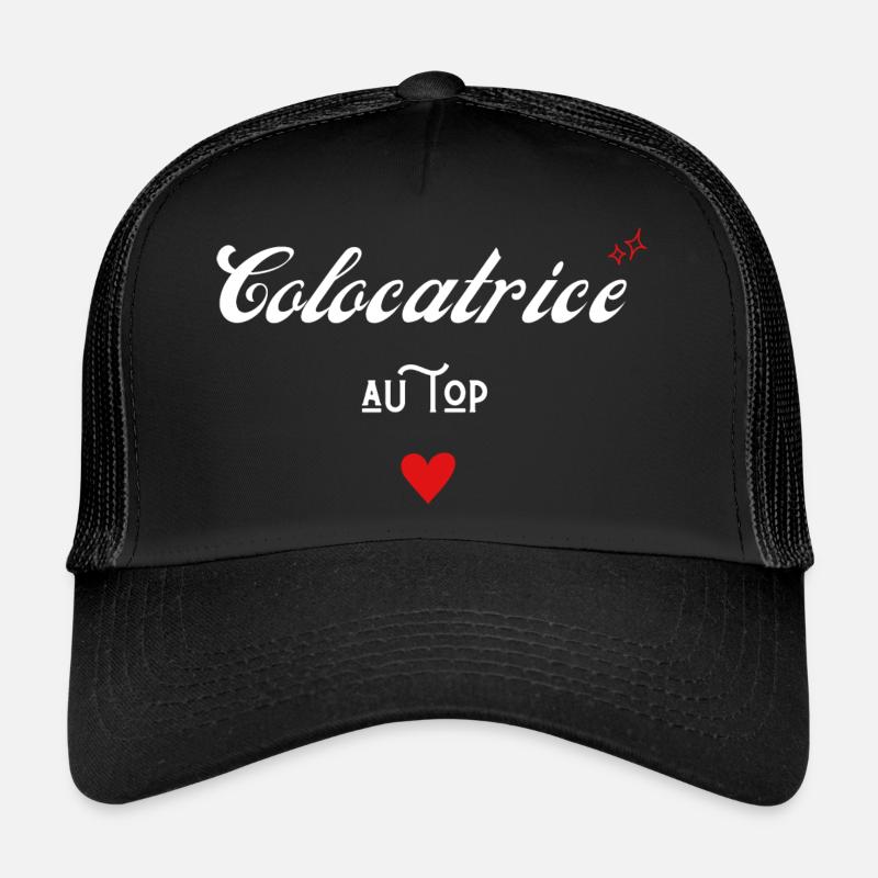 colocatrice au top idée cadeau Casquette trucker 