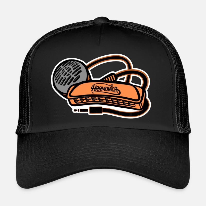 Micro Harmonica Harmonica Style Casquette trucker 