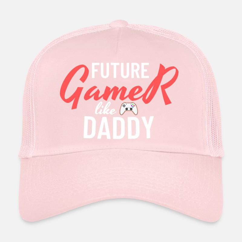 Joueur comme papa Casquette trucker 