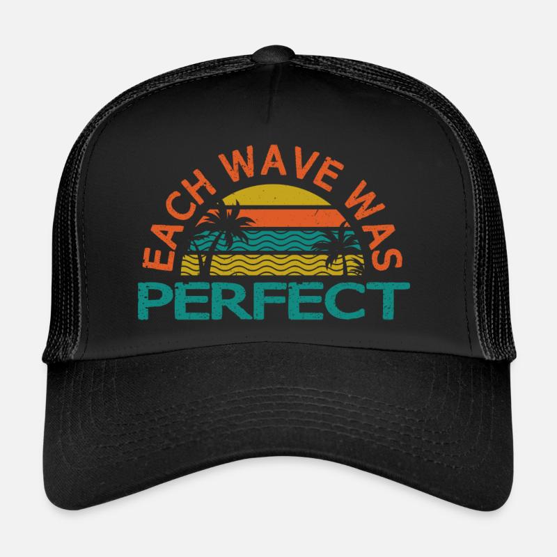 CHAQUE VAGUE ÉTAIT PARFAITE Casquette trucker 