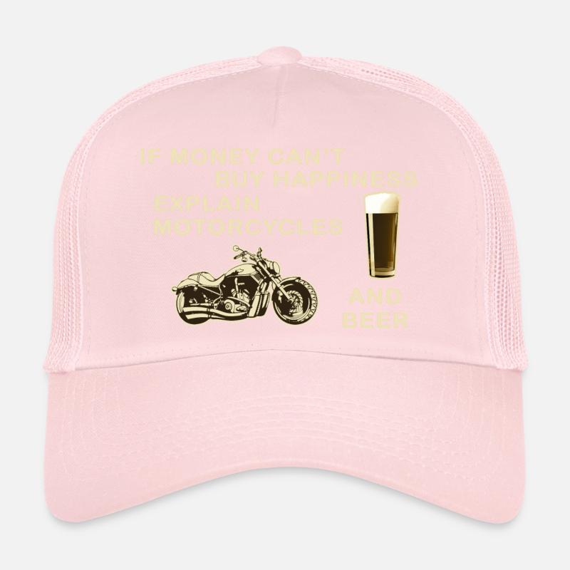 Moto et bière Casquette trucker 