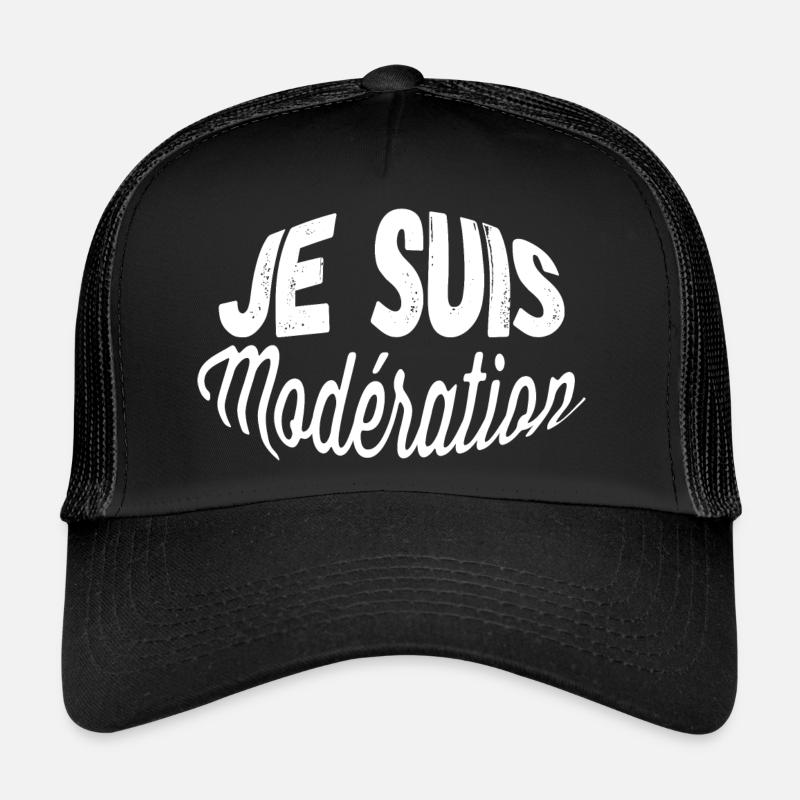 Je suis modération Casquette trucker 