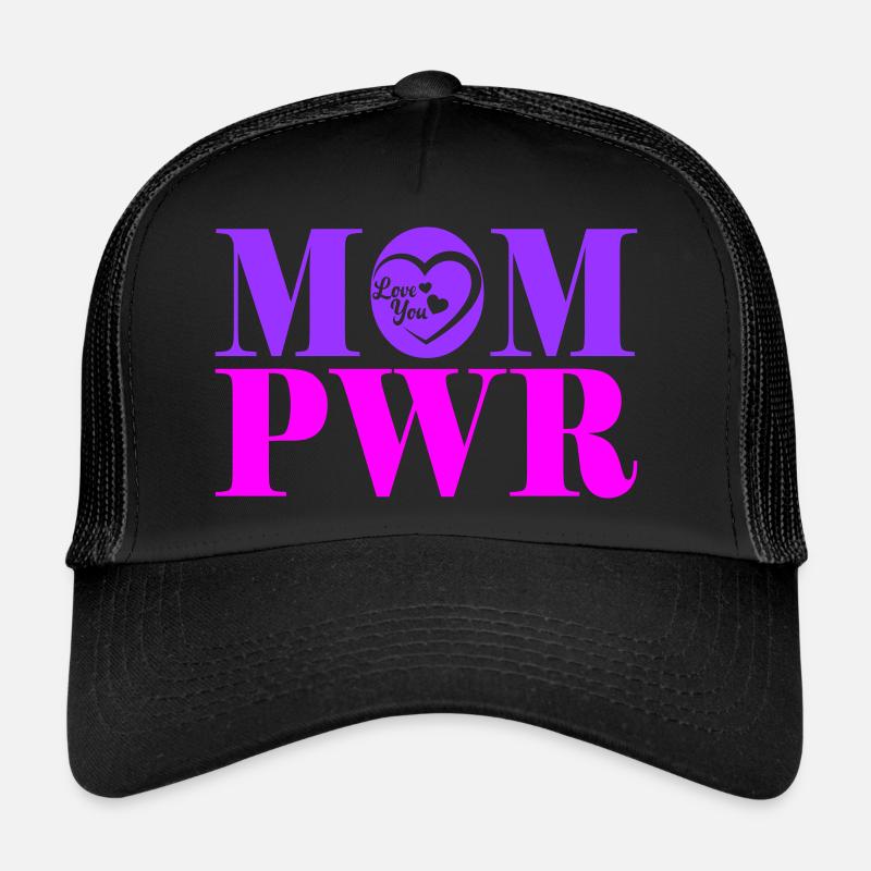Mompower Maman forte | Couleur changeable Casquette trucker 