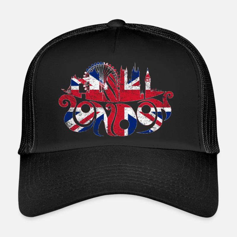 London Typography Trucker Cap