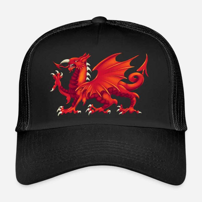Walisischer Drache - Y Ddraig Goch Trucker Cap