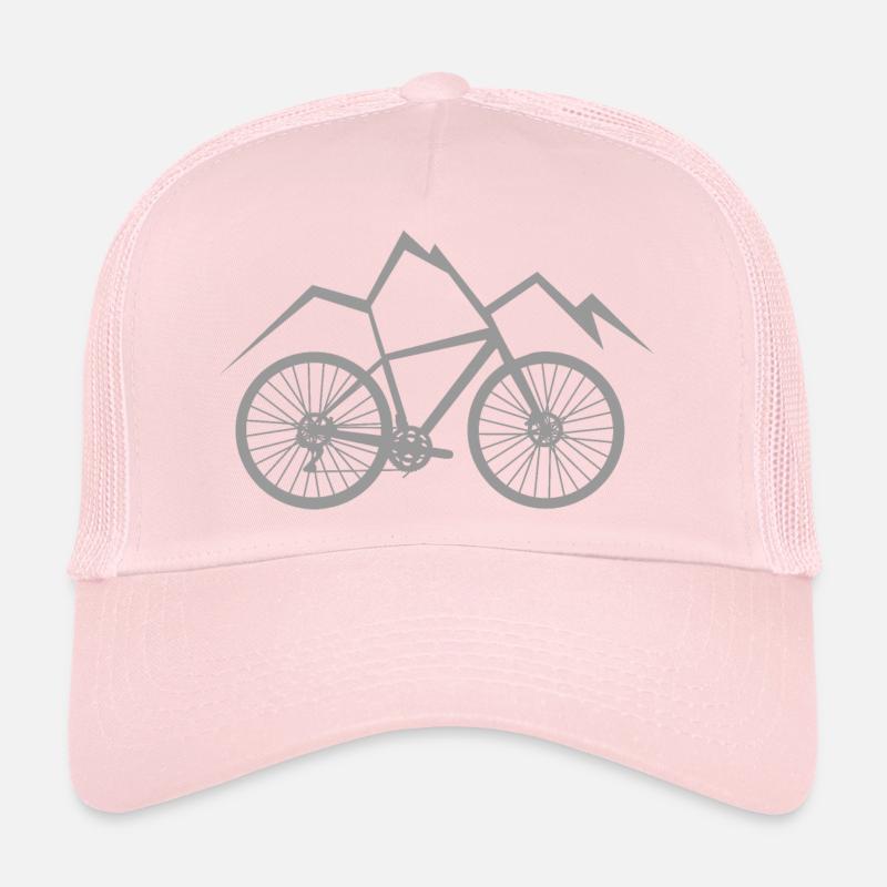 Mountain bike grau Trucker Cap