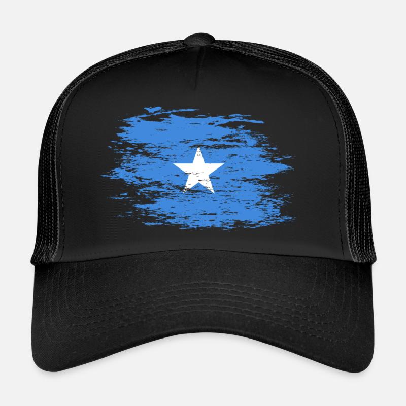 Drapeau de la Somalie utilisé Casquette trucker 