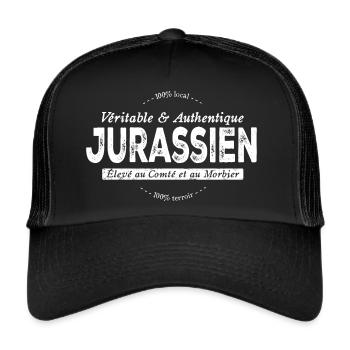Jurassien du Jura - Casquette trucker  - noir/noir - Devant
