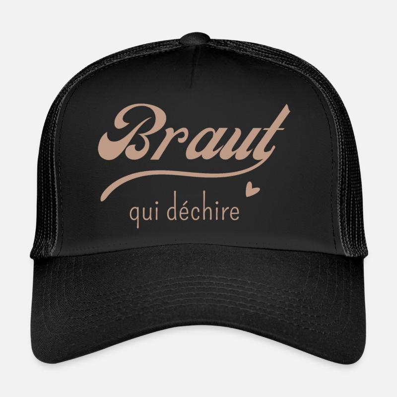 Braut qui déchire - la mariée Casquette trucker 